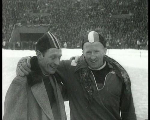 Hjalmar Andersen en Wim vd. Voort