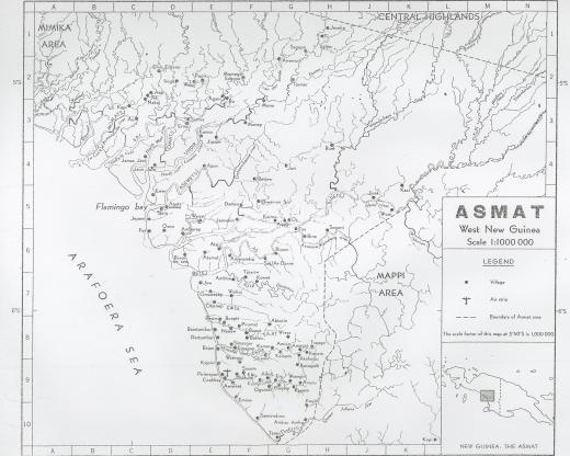 Asmat in West Nieuw-Guinea