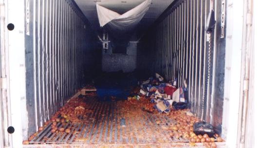 Vrachtwagen interieur Dover chinezen