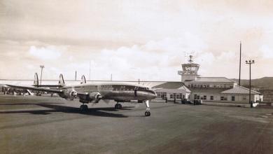 KLM_L-1049C_Constellation_at_Santa_Maria_(Azores)