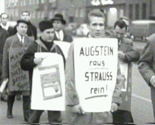 Protesten tijdens de Spiegel-affaire