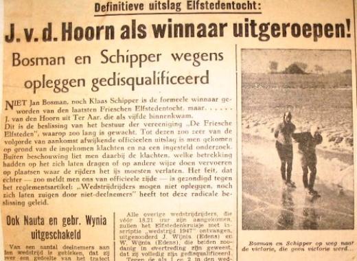 Elfsteden 1947 difinitieve uitslag