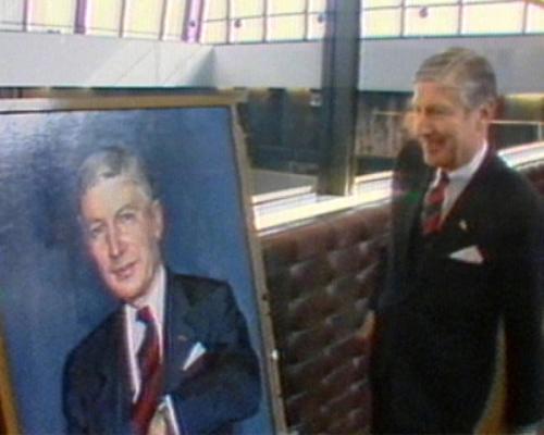 Andere Tijden, 15 mei 2008 Commissaris Van Agt, van Agt met schilderij